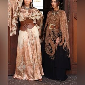 NWT ZIMMERMANN Hypnotic Burnout Maxi Dress in Viscose & Silk